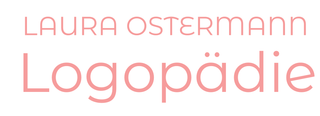 logo-laura-ostrermann-logopaedie-rosa-schrift